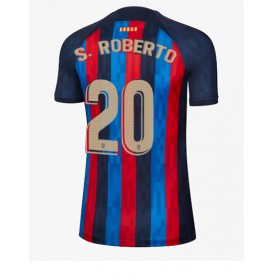 Damen Fußballbekleidung Barcelona Sergi Roberto #20 Heimtrikot 2022-23 Kurzarm